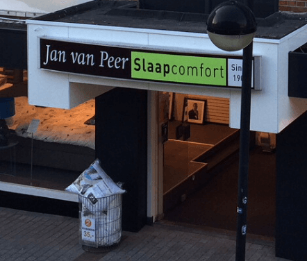 Pand Jan van Peer Slaapcomfort Emmen